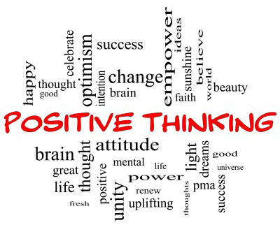 positive thought word cloud