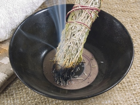 purifying with sage for energy protection